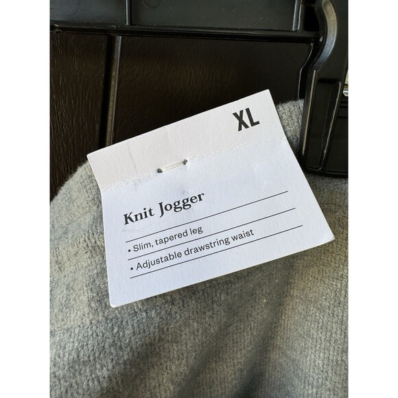 Goodfellow & Co. Men's Gray Soft Gym Knit Jogger Size XL NWT Drawstring Tapered - Picture 6 of 7